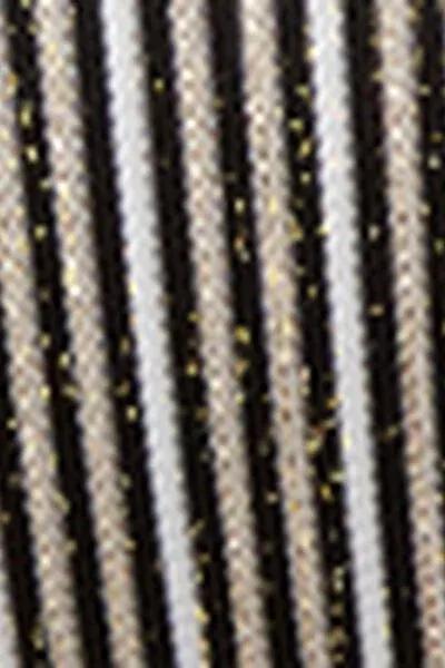 Gold/Black Bandeau Bikini Top, 5501_146E, large image number 4