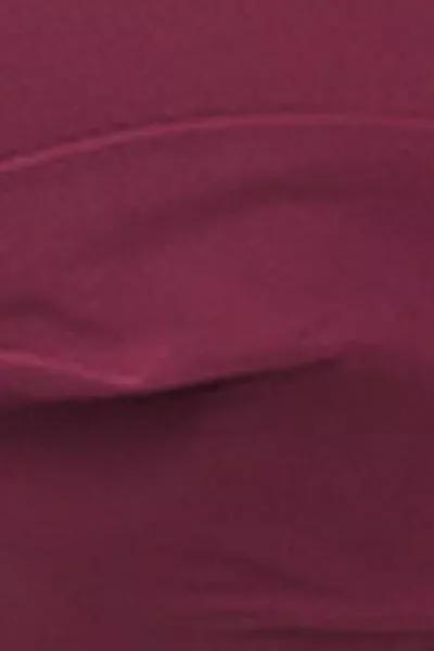 Burgundy Padded Bandeau Bikini Top, 5501_101E, large image number 4