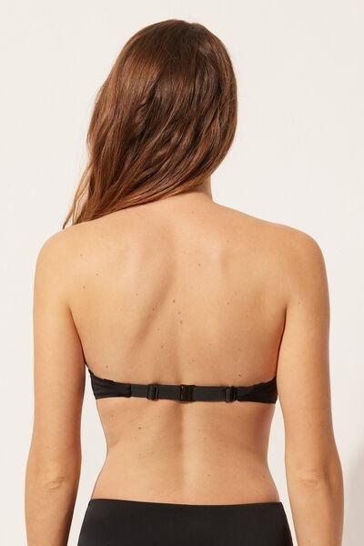 Black Bandeau Bikini Top, , large image number 2