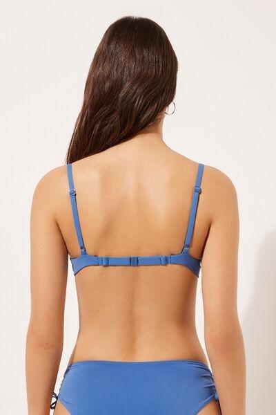 Blue Balconette Bikini Top, , large image number 2