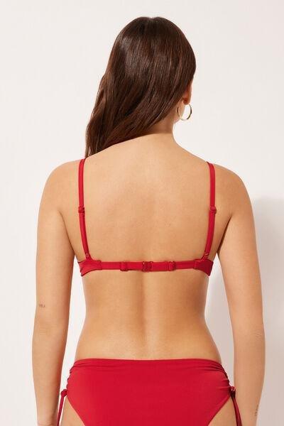 Red Padded Push-Up Bikini Top, , large image number 2
