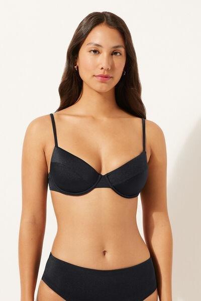 Black Push-Up Bikini Top, , large image number 1