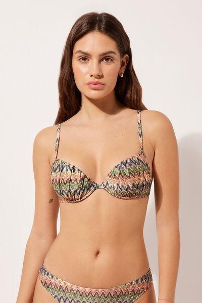 Multicolour Push-Up Bikini Top, , large image number 1