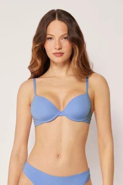 Blue Premium Fit Push-Up Bikini Top Premium Fit, 5501_162E, large image number 0