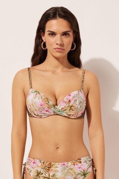 Multicolour Super-Padded Bikini Top, , large image number 1