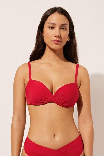 Red Super Push-Up Bikini Top, , large image number 1