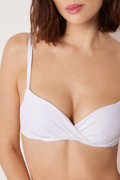 White Premium Fit Super Push-Up Bikini Top, 5501_238E, large image number 3