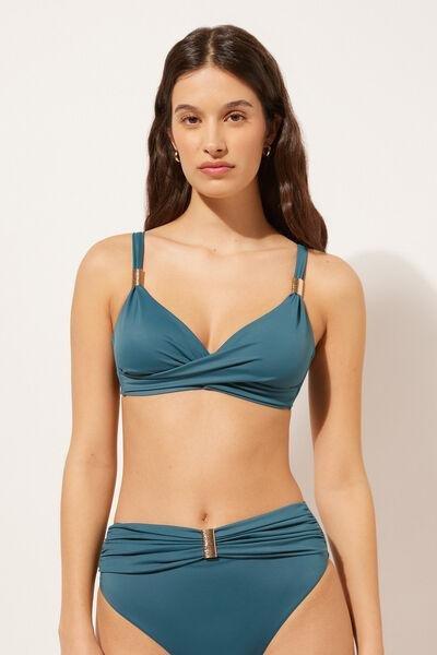 Blue Triangle Bikini Top, , large image number 1