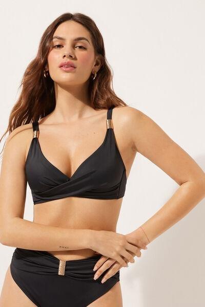 Black Triangle Bikini Top, , large image number 0