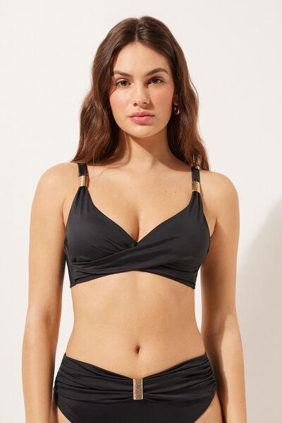 Black Triangle Bikini Top, , large image number 1