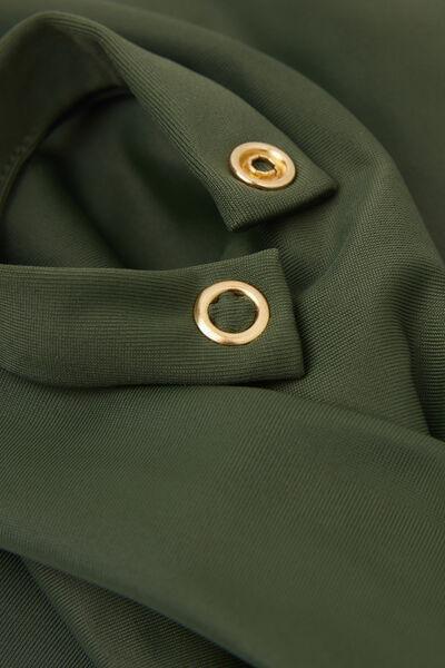 Green Premium Sculpt Classic Triangle Bikini Top, 5501_164E, large image number 3