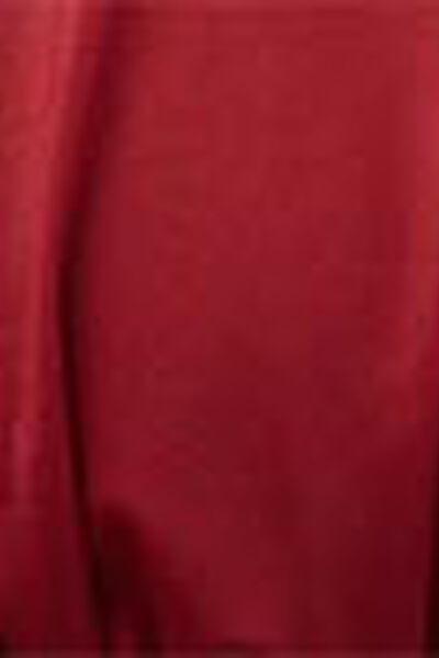 Red Shiny Satin Removable Padding Triangle Bikini Top, 5501_156E, large image number 4