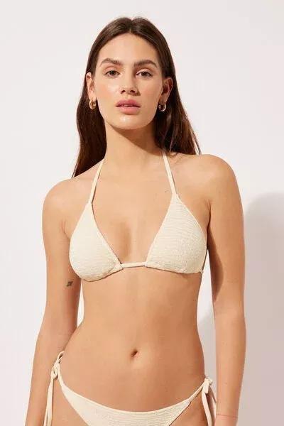 White Triangle Bikini Top, 5501_044E, large image number 1