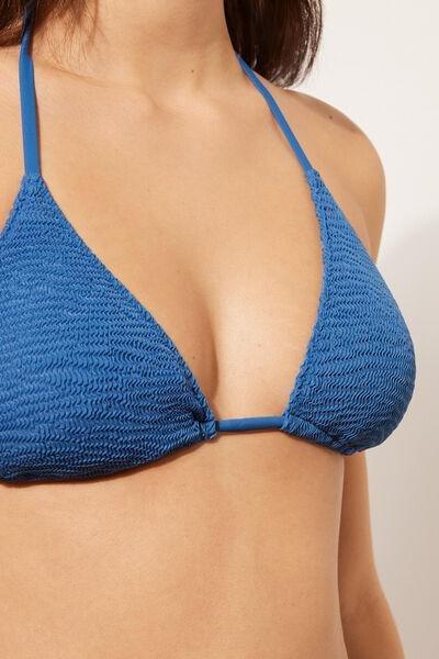 Blue Triangle Bikini Top, 5501_045E, large image number 3