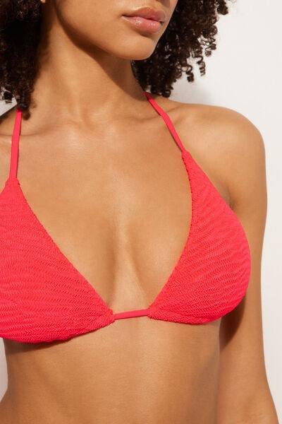 Red Triangle Bikini Top, 5501_046E, large image number 3