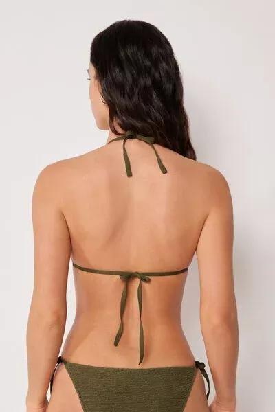Green Removable Padding Triangle Bikini Top, 5501_158E, large image number 2