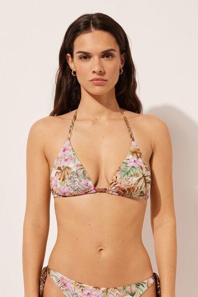 Multicolour Triangle Bikini Top, , large image number 1