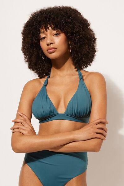 Blue Non-Wired Bikini Top, , large image number 0