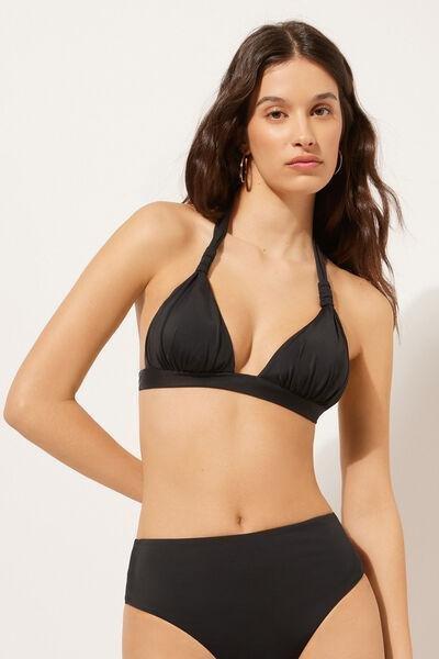 Black Non-Wired Bikini Top, , large image number 0