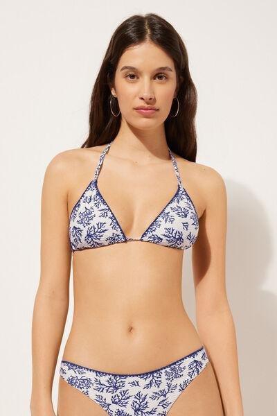 Blue Triangle Bikini Top, , large image number 1