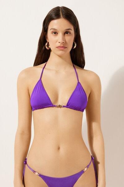 Violet Triangle Bikini Top, , large image number 1