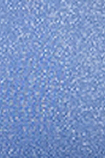 Blue Golden Glow Triangle Bikini Top, 5501_240E, large image number 4