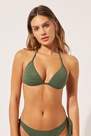 Calzedonia - Green Graduated Padded Triangle Bikini Top