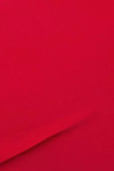 Red Crossover Triangle Bikini Top, 5501_061E, large image number 5