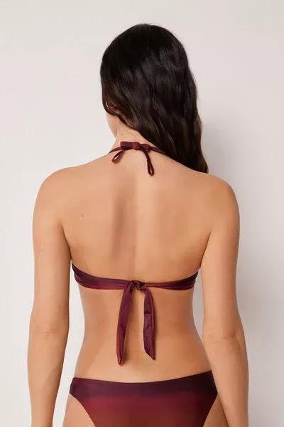 Burgundy Soft Shades Graduated Triangle Bikini Top, 5501_177E, large image number 2