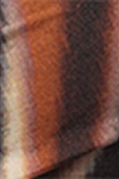 Brown/Orange Savage Shades Graduated Triangle Bikini Top, 5501_243E, large image number 4