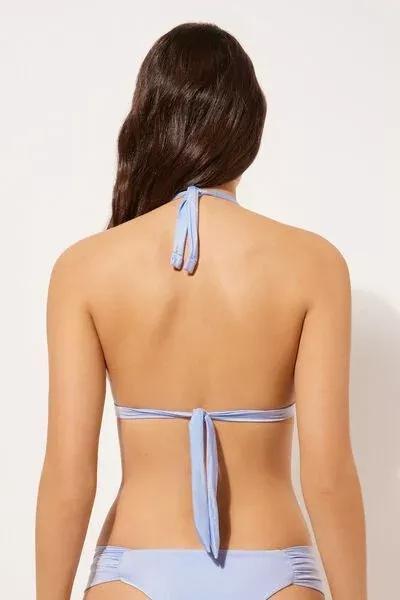 Blue Padded Triangle Bikini Top, 5501_042E, large image number 2