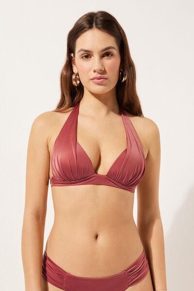 Pink Padded Triangle Bikini Top, , large image number 1