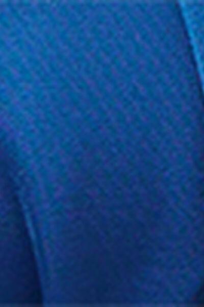 Blue Graduated Padded Triangle Bikini Top, 5501_155E, large image number 4