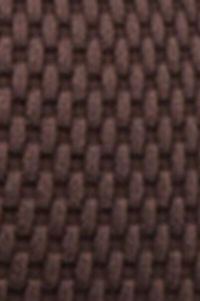 Brown Bicolour Embroidery Padded Triangle Bikini Top, 5501_170E, large image number 4