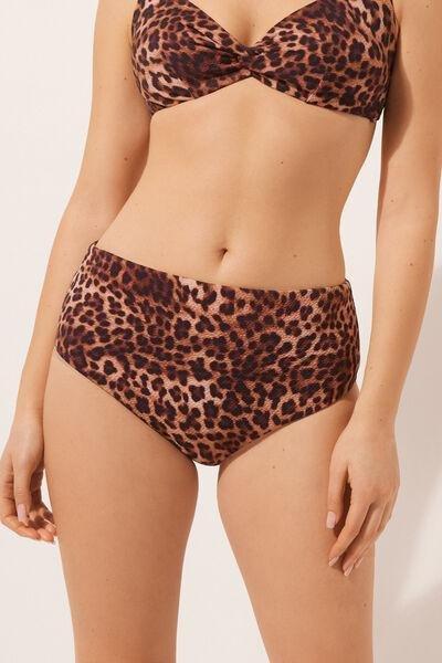 Multicolour Classic Animalier Swimsuit Briefs, 5501_033E, large image number 0
