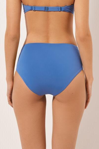 Blue High-Waisted Bikini Bottoms, , large image number 2