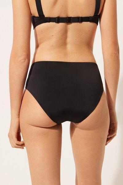Black High-Waisted Bikini Bottoms, , large image number 2