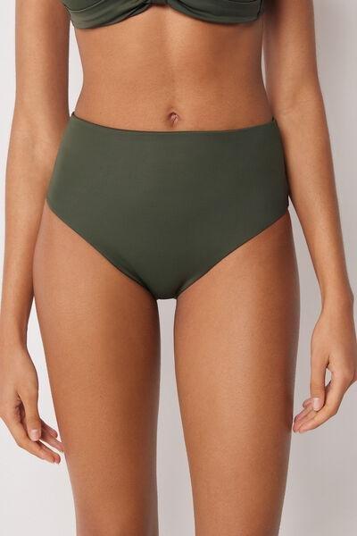 Green Premium Sculpt High-Waisted Bikini Bottoms, 5501_164E, large image number 0