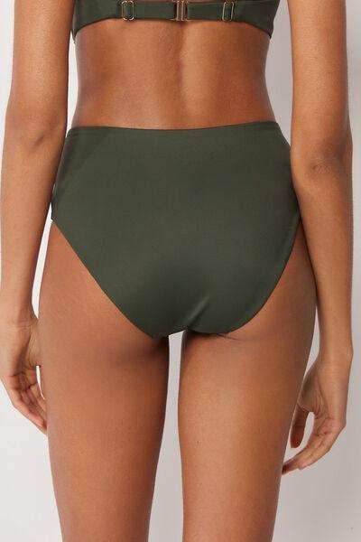 Green Premium Sculpt High-Waisted Bikini Bottoms, 5501_164E, medium