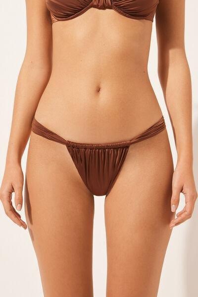 Brown Brazilian Bikini Bottoms, , large image number 1