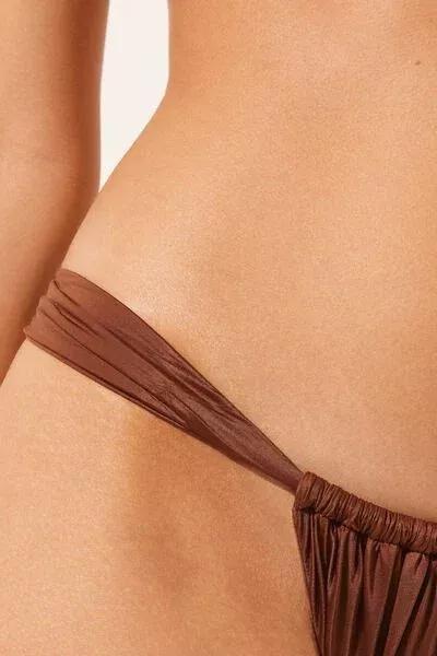 Brown Brazilian Bikini Bottoms, 5501_040E, large image number 5