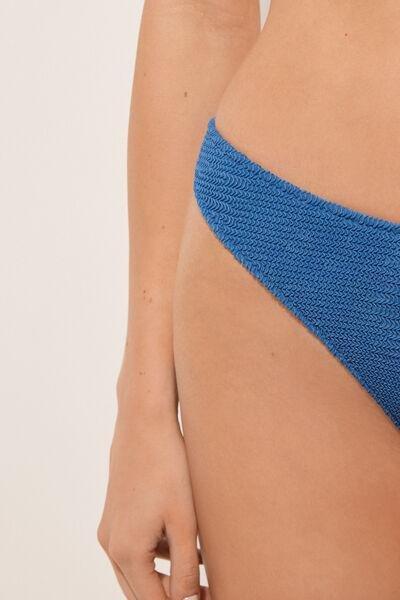 Blue Brazilian Bikini Bottoms, 5501_045E, large image number 3