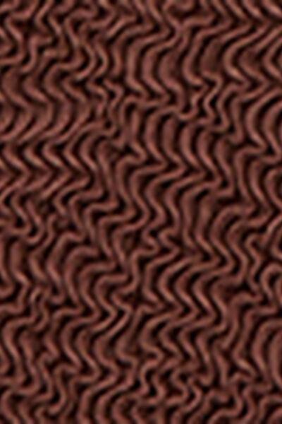 Brown Crinkle Waves Brazilian Bikini Bottoms, 5501_159E, large image number 4