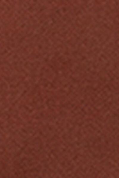 Brown Bicolour Piping Brazilian Bikini Bottoms, 5501_249E, large image number 4
