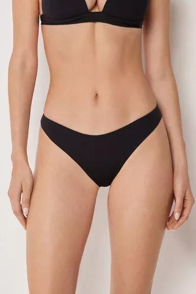 Black Premium Fit Brazilian Bikini Bottoms, 5501_160E, large image number 0