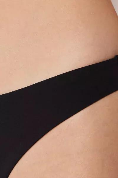 Black Premium Fit Brazilian Bikini Bottoms, 5501_160E, large image number 3