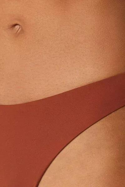 Brown Premium Fit Brazilian Bikini Bottoms, 5501_161E, large image number 3