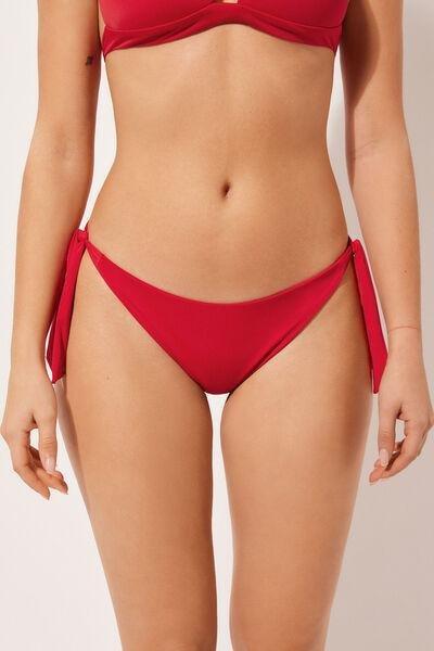 Red Bow Brazilian Bikini Bottoms, , large image number 1