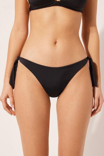 Black Brazilian Bikini Bottoms, , large image number 0