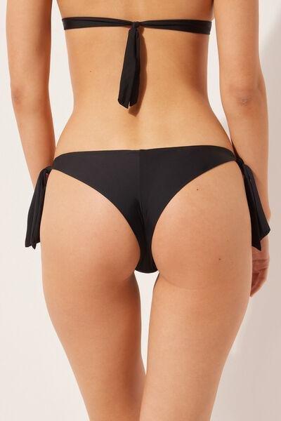 Black Brazilian Bikini Bottoms, , large image number 2
